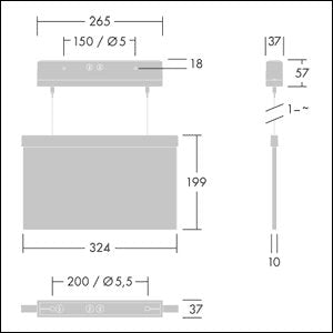 Thorn - Sicherheitsleuchte LED-Rettungszeichenleuchte VOYAGER ST #96632899