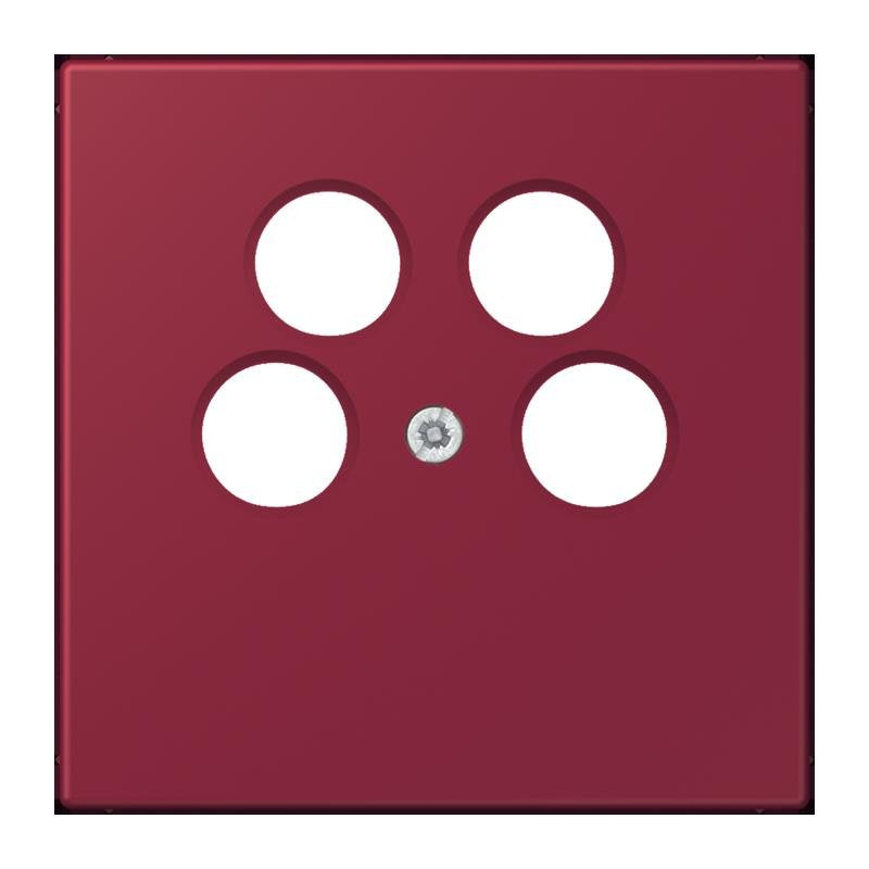 Jung - Einsatz/Abdeckung für Kommunikationstechnik Abdeckung für SAT-TV LC 990-4 SAT2 255 le rubis (4320M)