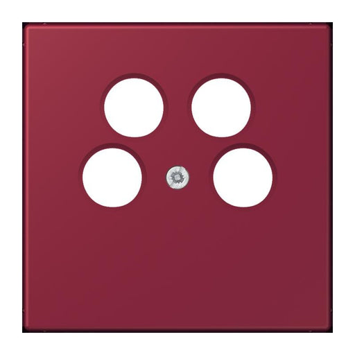 Jung - Einsatz/Abdeckung für Kommunikationstechnik Abdeckung für SAT-TV LC 990-4 SAT2 255 le rubis (4320M)