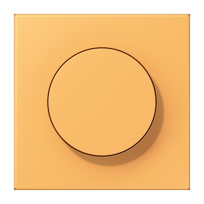 Jung - Abdeckung/Bedienelement für Installationsschalterprogramme Abdeckung mit Drehknopf LC 1740 254 ocre jaune clair