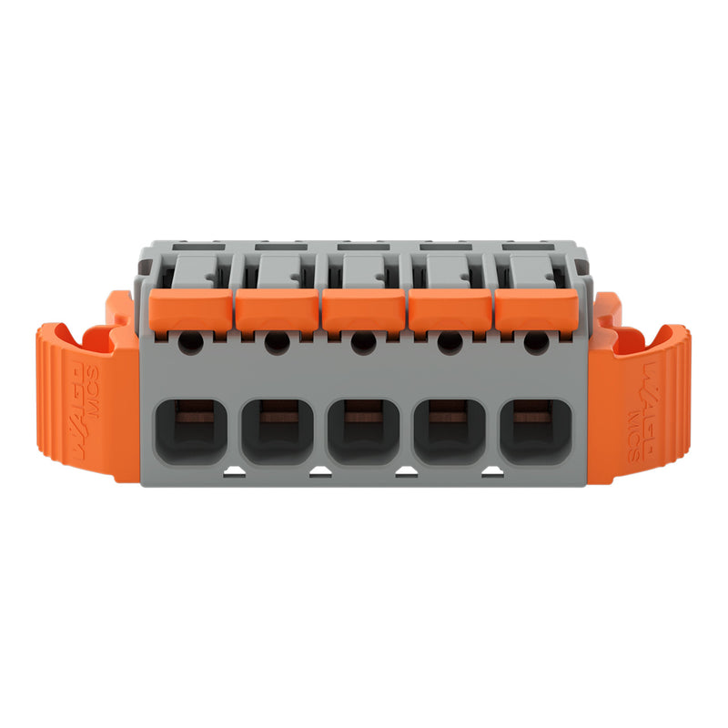 WAGO - Kabelsteckverbinder für Leiterplattensteckverbinder 1-LeiterFederleiste Hebel 2231-1105/038-000 Push-in CAGECLAMP,gr − 50 Stück