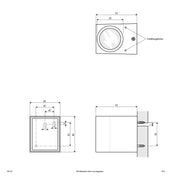EVN Lichttechnik - Decken-/Wandleuchte Wandanbauleuchte 1flg.anth 637115 IP44 GU10 220-240V