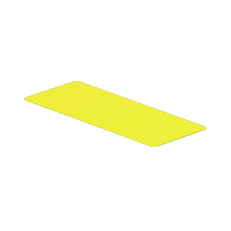 Weidmüller - Kennzeichnungsmaterial Gerätemarkierer, Etikett ESG 8/20 MM GE 8x20mm gelb − 3000 Stück