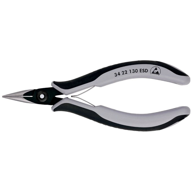 Knipex - Spezialwerkzeug für Kommunikationstechnik Präzisons-Greifzange 34 22 130 ESD ESD,135mm