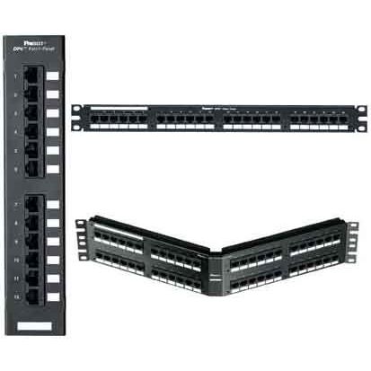Panduit - Patchpanel Kupfer Patch-Panel Kat.5E 48Port DP485E88TGY