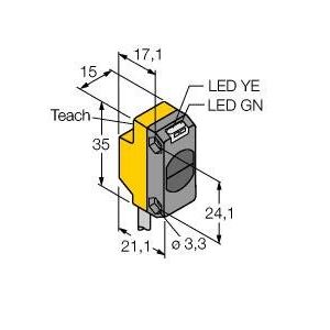 Turck - Lichttaster energetisch Opto Sensor QS18EN6W Lichttaster