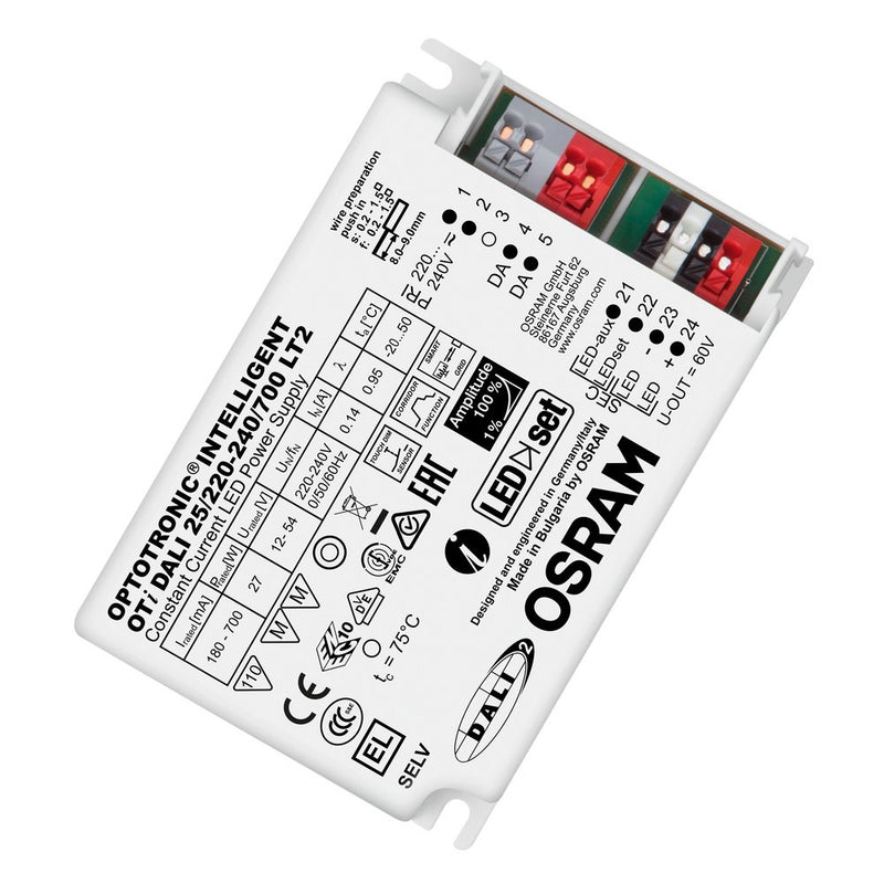 OSRAM BETRIEBSGERÄTE - LED-Betriebsgerät OTI DALI 25/220-240 700 LT2 DIMUNV1
