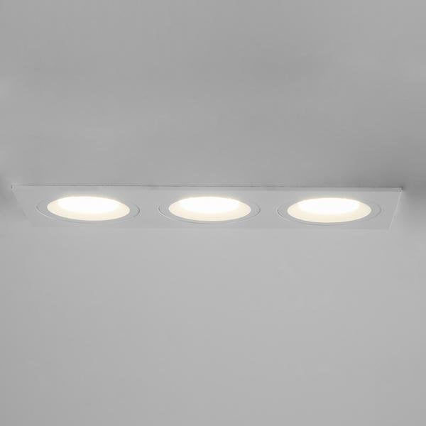Brumberg Leuchten - Downlight/Strahler/Flutlicht Einbaumodul rechteckig 45027170 3-fach
