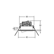 Brumberg Leuchten - Downlight/Strahler/Flutlicht LED-Einbaustrahler 350mA 38303073 3000K weiss