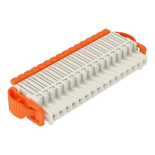 WAGO - Kabelsteckverbinder für Leiterplattensteckverbinder 1-Leiter-Federleiste,Hebel 2734-1116/038-000 PushinCAGECLAMP,lgr − 25 Stück