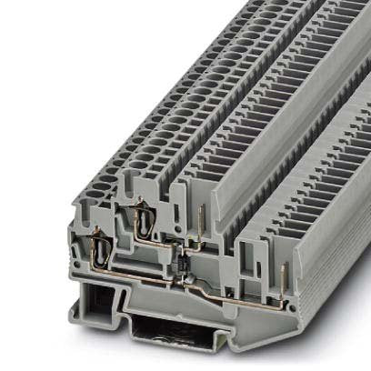 Phoenix Contact - Bauelement-Reihenklemme Doppelstock-Klemme STTB 2,5/2P-DIO/O-U − 50 Stück