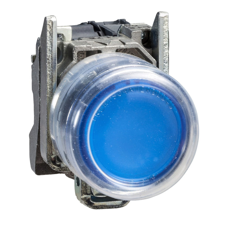 Schneider Electric - Drucktaster, Komplettgerät Leuchtdrucktaster, blau XB4BP683M5EX D 22mm, 240 V, ATEX