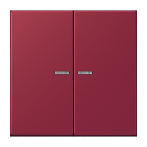 Jung - Bedienelement intelligent Taster 2fach BT LC 17102 255 le rubis