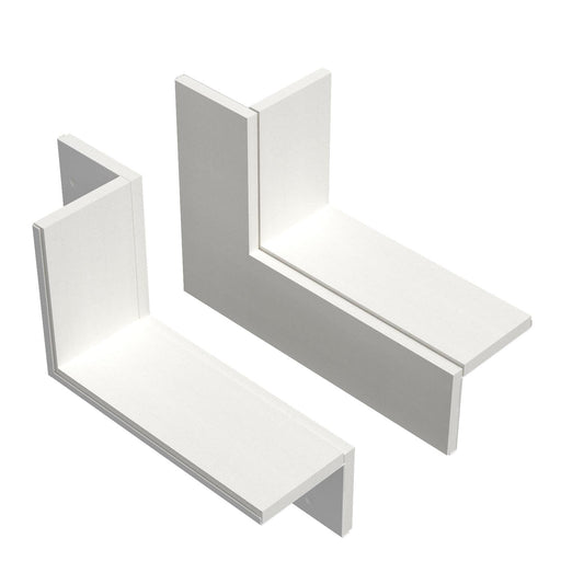 OBO Bettermann - Zubehör/Ersatzteile für Brandschutzkanal Wandanschlusskragen-Set PLM CC 1220 RW für Eckmontage