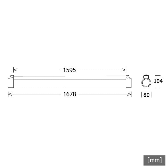 LTS Licht&Leuchten - Pendelleuchte LED-Pendelleuchte PON-P 104.#665516 830 DALI