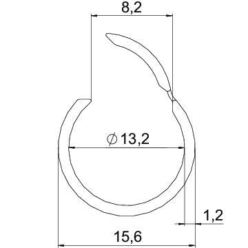 OBO Bettermann - Elektro-Installationsrohr Kunststoff Quick-Pipe 2953 M16 RW − 50 Meter