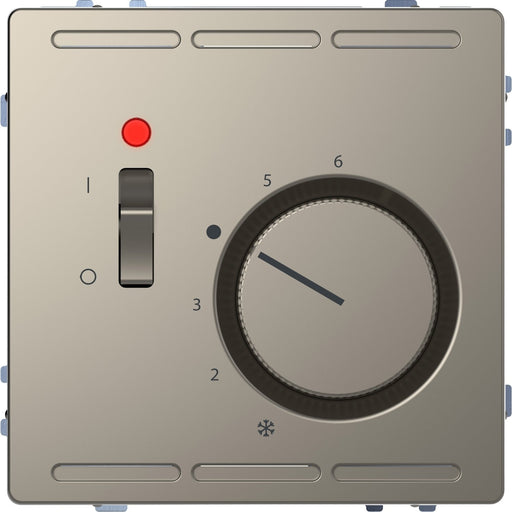 Merten - Raumthermostat RT-Rregler nickelmet MEG5760-6050 230V Schalter+ZPL