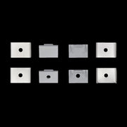 Nobile - Zubehör/Ersatzteile für Lichtschlauch/-band Ersatzkit für Alu U-Profil 5011147807 grau − 1 Stück