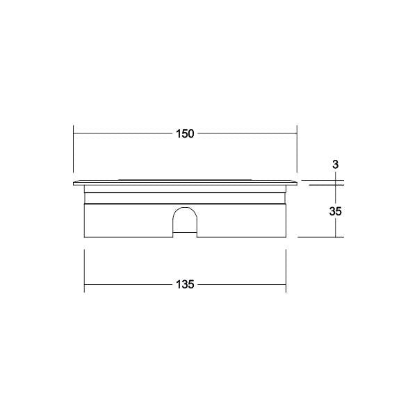 Brumberg Leuchten - Bodeneinbauleuchte LED-Bodeneinbauleuchte 14036223 V4A IP65