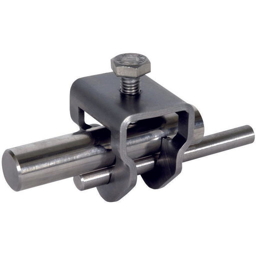 DEHN - Anschlussklemme für Stab-/Tiefenerder TE-Anschlussklemme AKESTE20RD10FL30V4A NIRO D20mm f.Rd10mm
