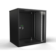 Enoc - Netzwerkgehäuse Wandschrank SNP 12HE sw W3 12-4-S-SNP 19"550x400x582mm