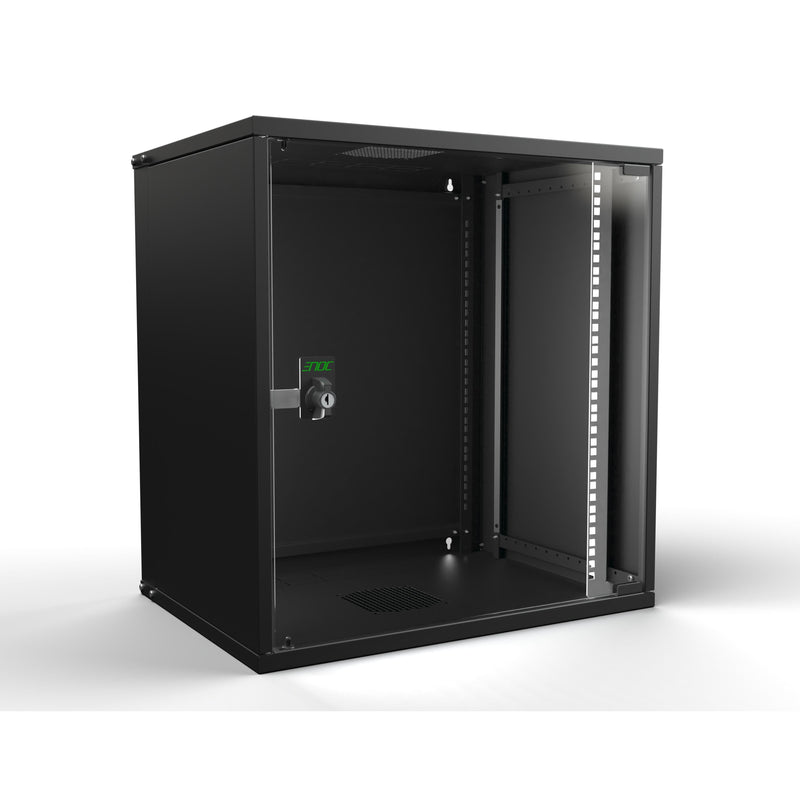 Enoc - Netzwerkgehäuse Wandschrank SNP 12HE sw W3 12-4-S-SNP 19"550x400x582mm