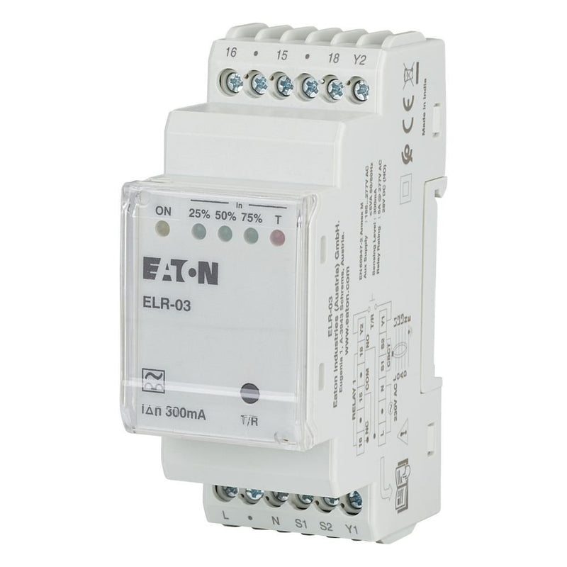 Eaton - Fehlerstromauslöser für Leistungsschalter Fehlerstrom Schutzschalter ELR-03 300mA