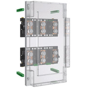 ABN - Verteilerfeld für Installationsverteiler Wandlermodul tief ABNPB103W0330 BxH:250x450mm mit − 17 Stück
