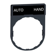 Schneider Electric - Bezeichnungsschild für Befehlsgeräte Schildträger ZBY2364 (AUTO-HAND) − 10 Stück