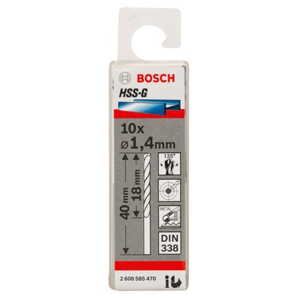Bosch - Bohrer PRO Metal HSS-G 2608585470 Spiralbohrer 1,4 x