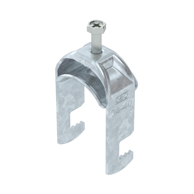 OBO Bettermann Vertr - Bügelschelle Bügelschelle BS-F1-M-40 FT 34-40mm  − 100 Stück