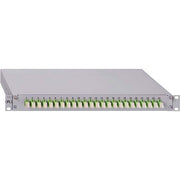 Rutenbeck - Patchpanel LWL Spleissbox gr GradeB 228030406 6xLC-D OS2 APC grün