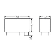 WAGO GmbH & Co. KG - Schaltrelais Elementarrelais 788-196 DC 12V,1Wechsler − 20 Stück