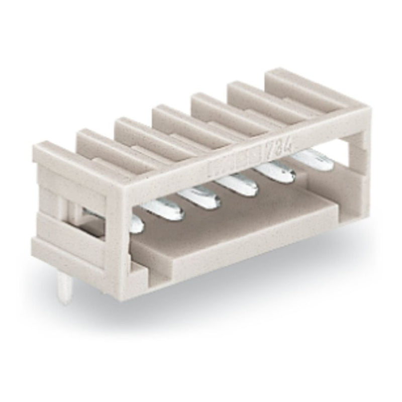 WAGO - Leiterplattensteckverbinder Stiftleiste Lötst. 2,5mm 733-365 0,8x0,8, 5-polig − 200 Stück
