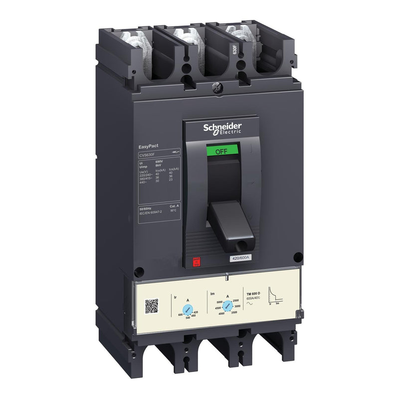 Schneider Electric - Leistungsschalter für Trafo-, Generator- und Anlagenschutz Leistungsschalter Easypact LV563306 CVS630F 36kA 415VAC