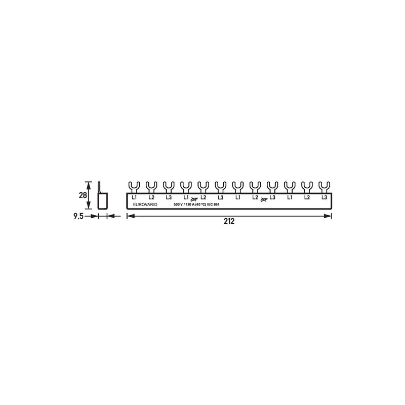 Doepke - Phasenschiene EV-S G 3.12.120