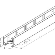 Niedax - Kabelleiter GFK-Kabelleiter UL 150.700/3 150x700x3000mm − 3 Meter