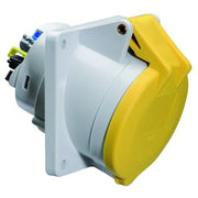 Bals Elektrotech - CEE-Anbausteckdose (IEC 60309) Anbausteckdose geneigt 16A 12862 4p 110V 4h IP44