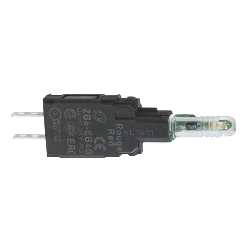 Schneider Electric - Lampenfassungsblock für Befehls- und Meldegeräte Lampenfassung ZB6EB6B bl m LED-Modul − 5 Stück