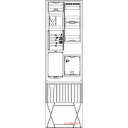 Elsta Mosdorfer - Zähler-Komplettschrank Zähleranschlusssäule 10051776 A340 N3 1Z BKEI 24TE