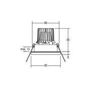 Brumberg Leuchten - Downlight/Strahler/Flutlicht LED-Einbaudownlight 230 V 39149253