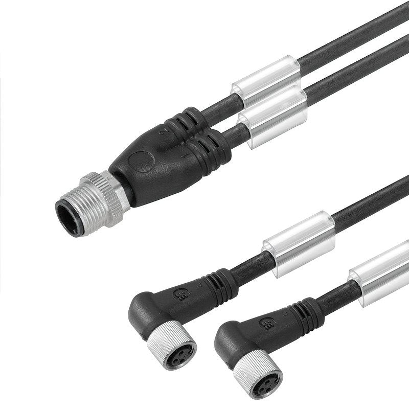 Weidmüller - Konfektioniertes Sensor-Aktor-Kabel Sensor-Aktor-Leitung SAIL-ZW-M8BW-3-10U M12 ger. M8 gew. 3p