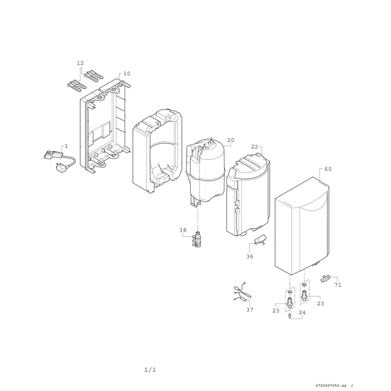 Bosch Thermotechnik - Warmwasserspeicher elektrisch Kleinspeicher TR2500 TO 5 B 5L Übertisch