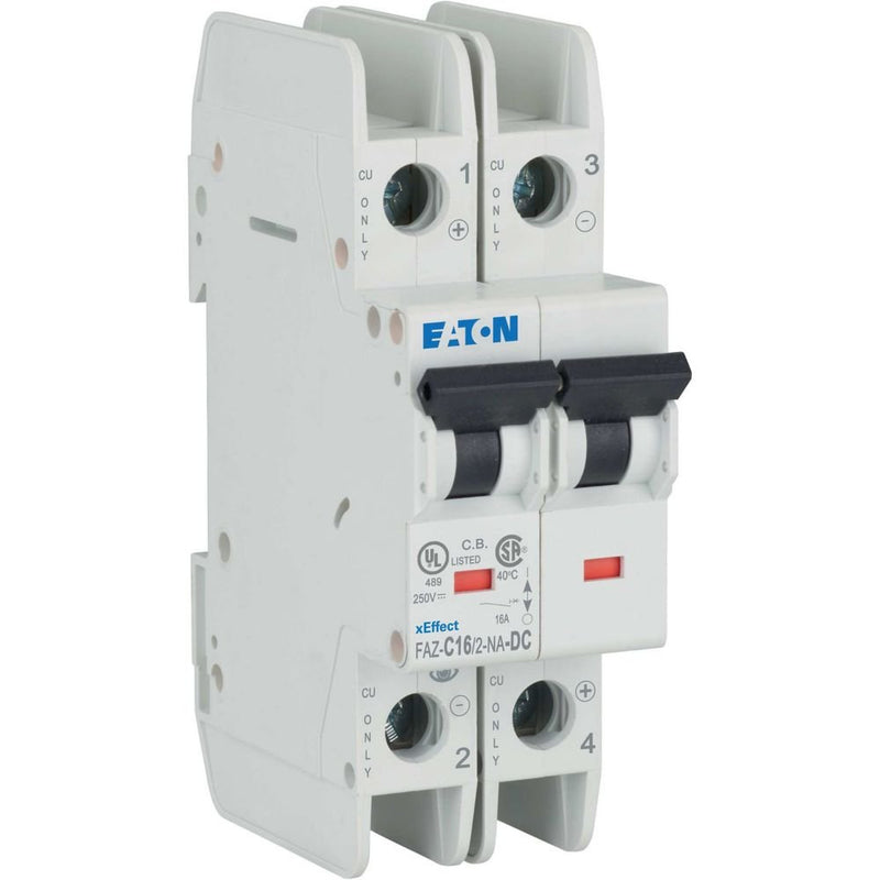 Eaton - Leitungsschutzschalter 2p. FAZ-C16/2-NA-DC 16A Charakt.: C, DC