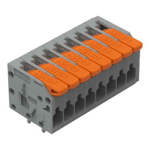 WAGO - Leiterplattenklemme 2601-1108 1,5mm²,gr − 60 Stück