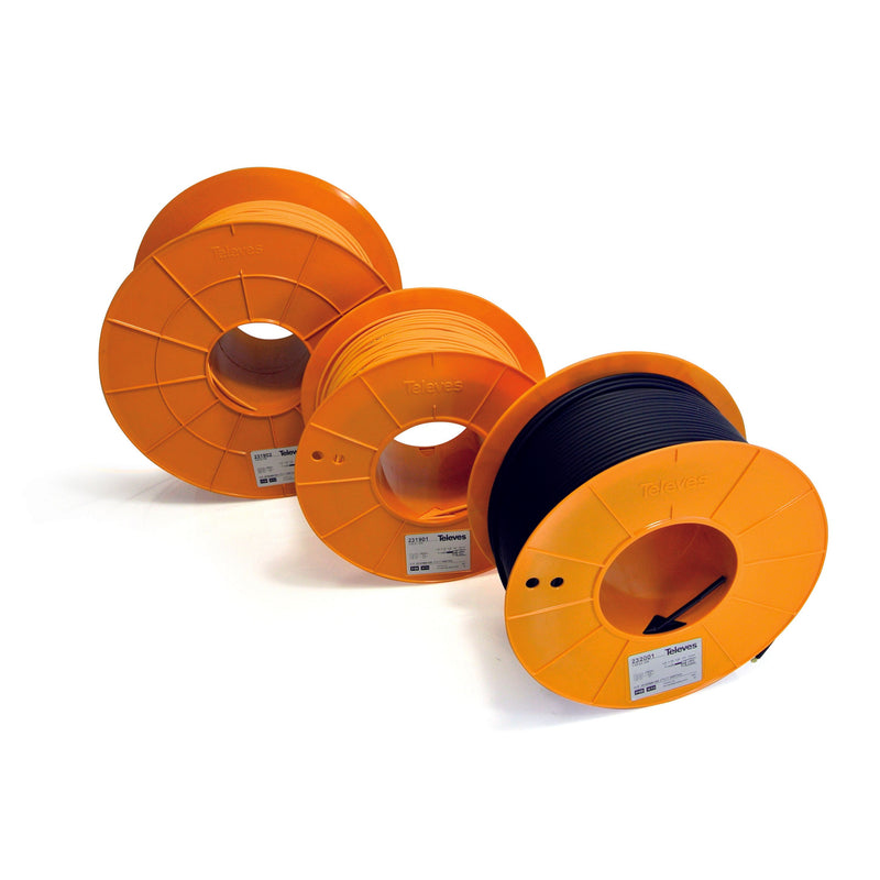 Televes - LWL-Kabel Optisches Kabel, 2 Fasern OSK2I-750 MM LSFH,f.Innen750m − 750 Meter
