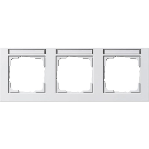 Gira - Abdeckrahmen 3f. rws/matt 109322 waagerecht, bruchsi