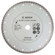 Bosch - Trenn-/Schleifscheibe Diamanttrennscheibe Turbo, 2607019483 Durchmesser: 230 mm