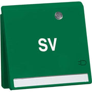 Peha - Schalter-/Steckdosenkombination Steckdose SCHUKO D95651142KLED/4 NASV Beschrift.,KD,SV,gn