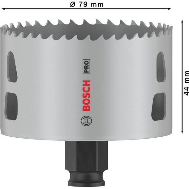 Bosch - Lochsäge PRO Multi Material PC Plus 2608594403 Lochsäge, 79 mm